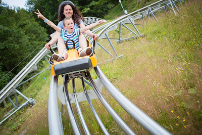 Schlitte Mountain luge d'été à La Bresse